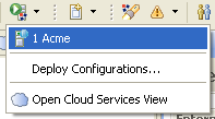 Run a deploy configuration command