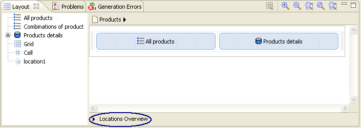 Custom location button