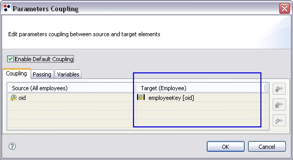 Example of Input Parameters for the Data Unit