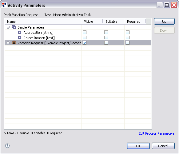 Set the Make Administrative Task Task parameters