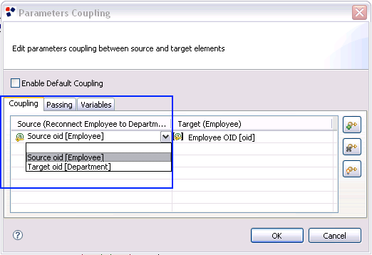 Output configuration of the Reconnect Unit