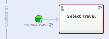 Change the name of the Task and of the Start Event. Delete the End Event Change the name of the Task and of the Start Event. Delete the End Event